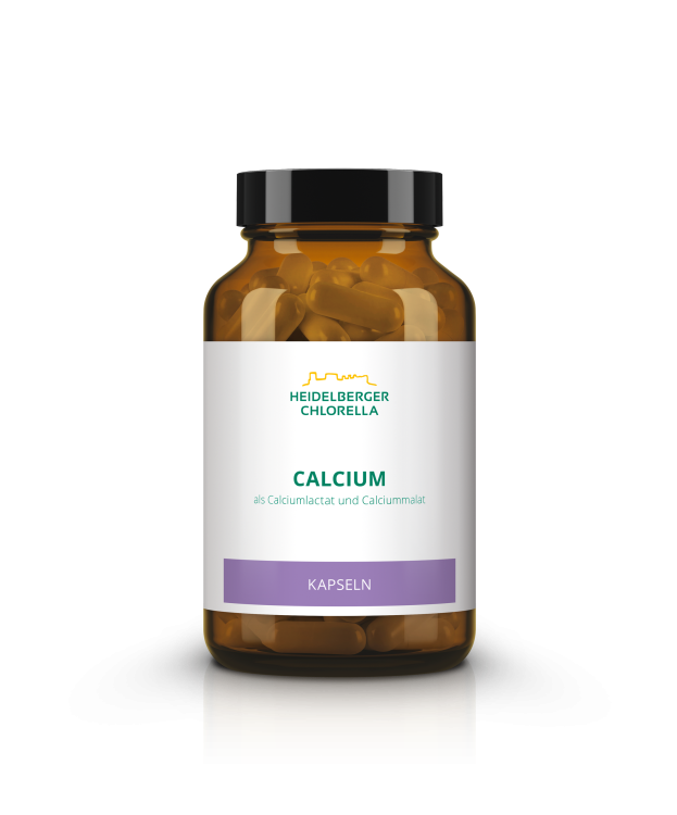 Calcium als Calciumlactat und Calciummalat Kapseln online kaufen | Heidelberger Chlorella