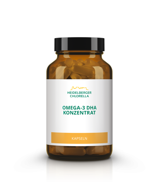 Omega-3 DHA Konzentrat Kapseln online kaufen | Heidelberger Chlorella